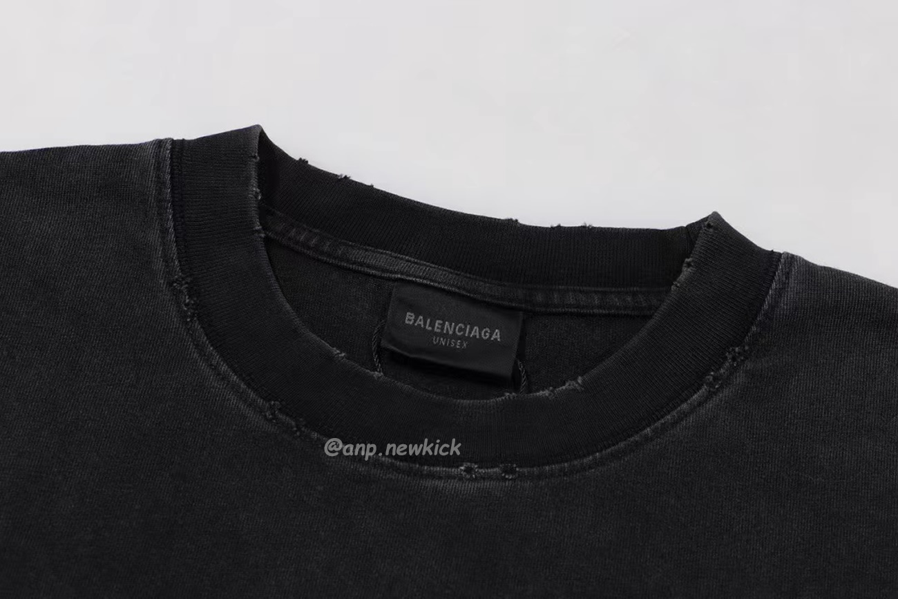 Balenciaga Tape Type T Shirt Black (7) - newkick.vip